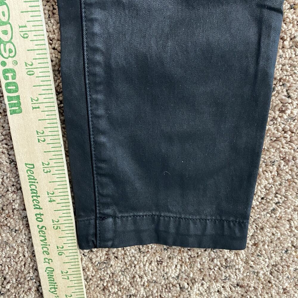 DL1961 Black Susie‎ Paperbag High Rise Taper Pants Belted Size 25 - Picture 8 of 10